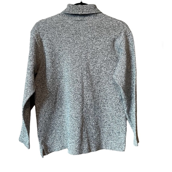 EUC Talbots 100% Cotton Long Sleeve Turtleneck Made in Hong Kong. Gray Size S - Picture 2 of 10